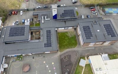 Schools in Birmingham are among those to have  had solar systems installed as part of a National Grid scheme. Image: National Grid.